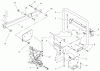 Toro 70089 (12-32) - 12-32 Rear Engine Rider, 2000 (200000001-200999999) Ersatzteile STAND BAR ASSEMBLY
