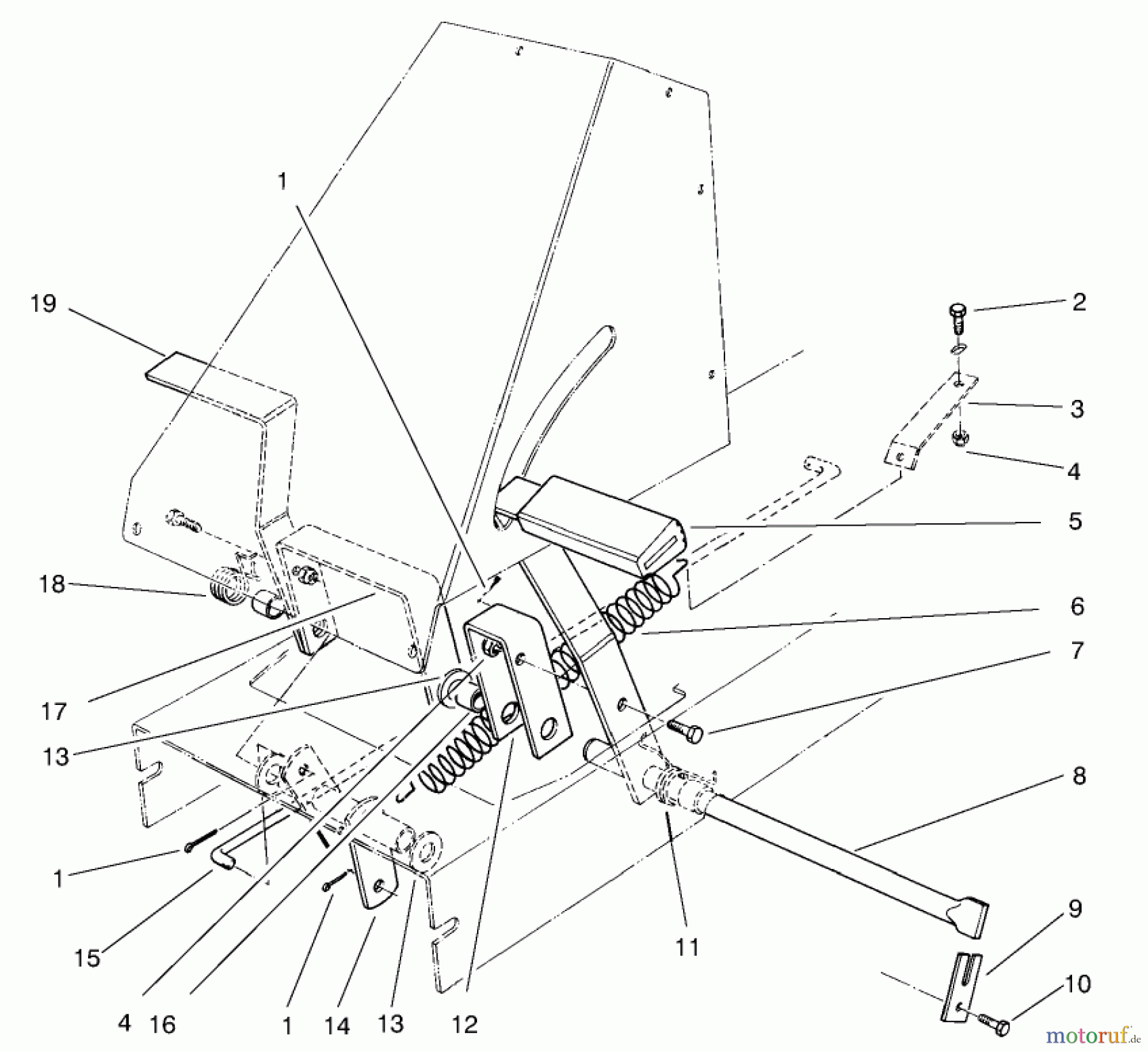 Toro Neu Mowers, Rear-Engine Rider 70089 (12-32) - Toro 12-32 Rear Engine Rider, 2001 (210000001-210999999) BRAKE & CLUTCH ASSEMBLY