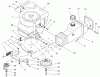Toro 70089 (12-32) - 12-32 Rear Engine Rider, 2001 (210000001-210999999) Ersatzteile ENGINE ASSEMBLY