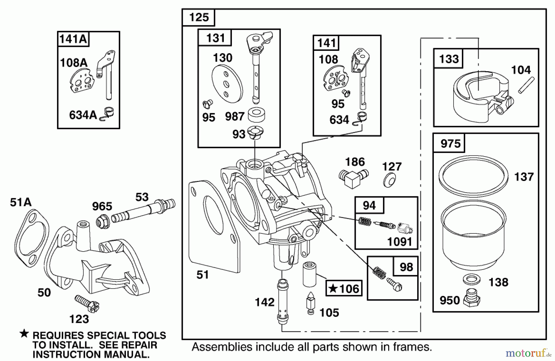 Toro Neu Mowers, Rear-Engine Rider 70089 (12-32) - Toro 12-32 Rear Engine Rider, 2001 (210000001-210999999) ENGINE BRIGGS & STRATTON MODEL 28M707-1182-E1 #4