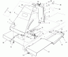 Toro 70089 (12-32) - 12-32 Rear Engine Rider, 2001 (210000001-210999999) Ersatzteile FRONT TOWER ASSEMBLY