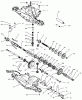 Toro 70089 (12-32) - 12-32 Rear Engine Rider, 2001 (210000001-210999999) Ersatzteile PEERLESS TRANSAXLE MODEL NO. 915-019