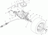 Toro 70089 (12-32) - 12-32 Rear Engine Rider, 2001 (210000001-210999999) Ersatzteile REAR AXLE ASSEMBLY