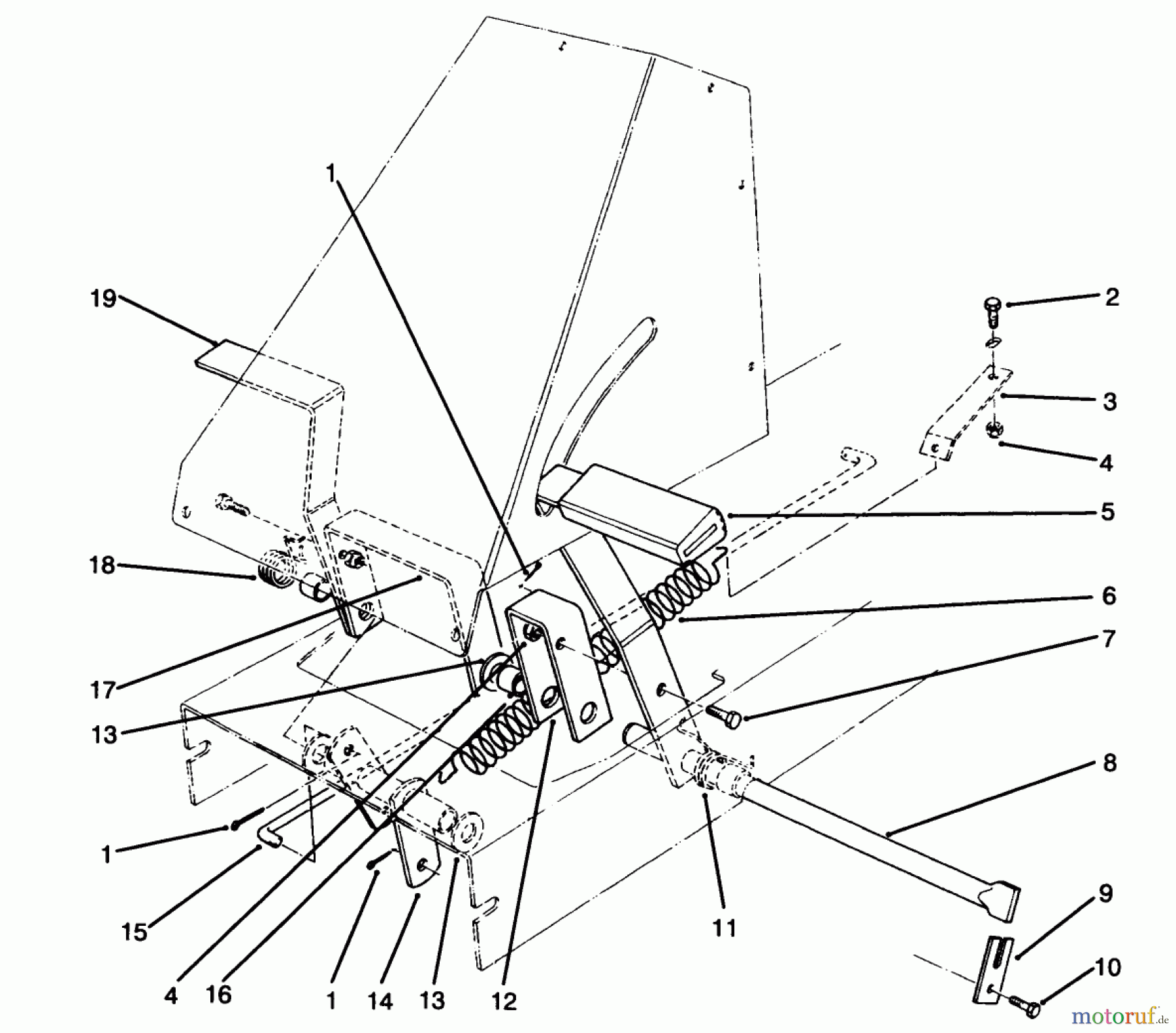 Toro Neu Mowers, Rear-Engine Rider 70141 (12-32) - Toro 12-32 Rear Engine Rider, 1994 (49000001-49999999) BRAKE & CLUTCH ASSEMBLY