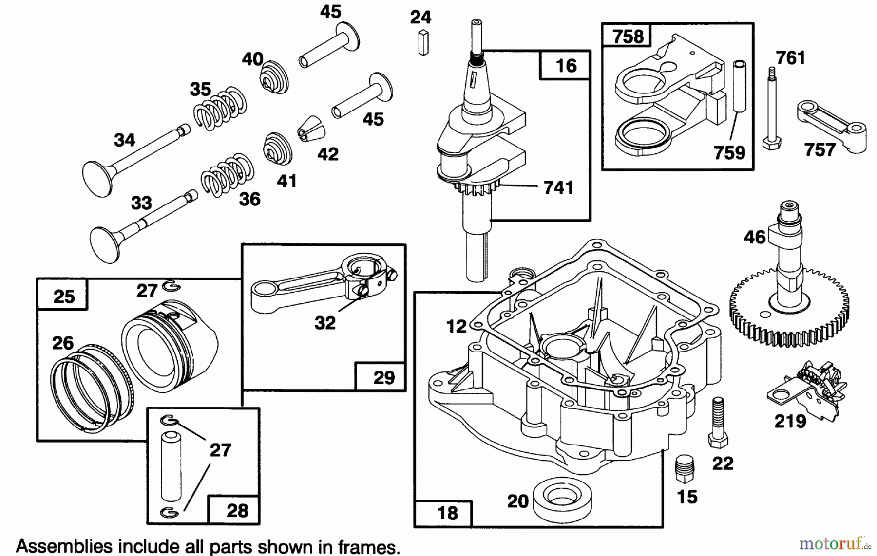 Toro Neu Mowers, Rear-Engine Rider 70141 (12-32) - Toro 12-32 Rear Engine Rider, 1994 (49000001-49999999) ENGINE BRIGGS & STRATTON MODEL 283707-0160-01 #2