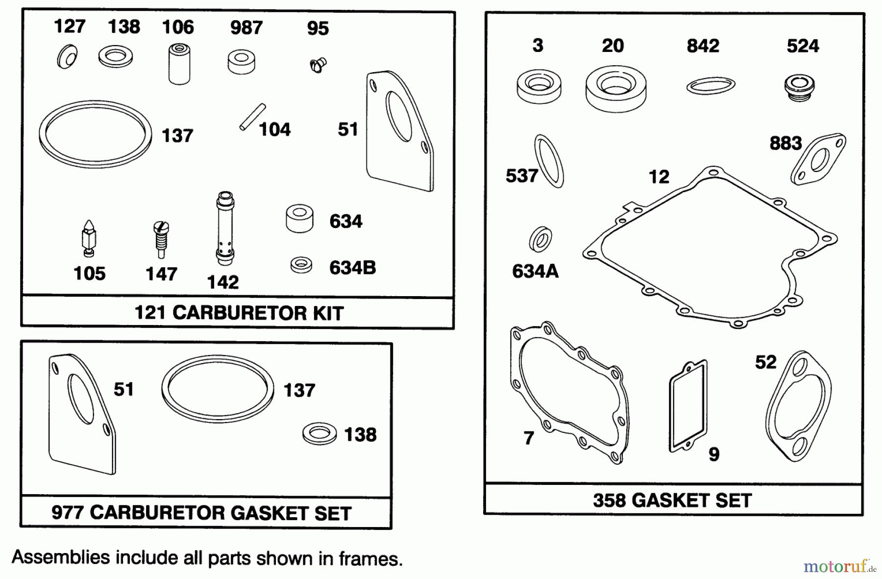 Toro Neu Mowers, Rear-Engine Rider 70141 (12-32) - Toro 12-32 Rear Engine Rider, 1994 (49000001-49999999) ENGINE BRIGGS & STRATTON MODEL 283707-0160-01 #8