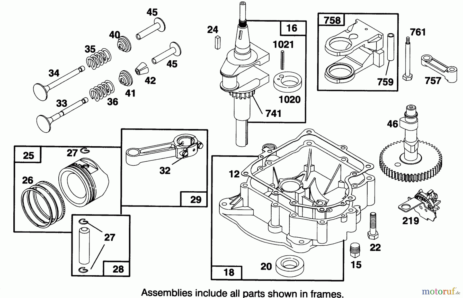 Toro Neu Mowers, Rear-Engine Rider 70141 (12-32) - Toro 12-32 Rear Engine Rider, 1994 (49000001-49999999) ENGINE BRIGGS & STRATTON MODEL 28B707-0122-01 #2