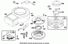 Toro 70141 (12-32) - 12-32 Rear Engine Rider, 1994 (49000001-49999999) Ersatzteile ENGINE BRIGGS & STRATTON MODEL 28B707-0122-01 #6