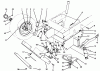 Toro 70141 (12-32) - 12-32 Rear Engine Rider, 1994 (49000001-49999999) Ersatzteile FRONT AXLE ASSEMBLY