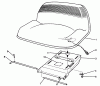 Toro 70141 (12-32) - 12-32 Rear Engine Rider, 1994 (49000001-49999999) Ersatzteile SEAT ASSEMBLY