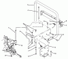 Toro 70141 (12-32) - 12-32 Rear Engine Rider, 1994 (49000001-49999999) Ersatzteile STAND BAR ASSEMBLY