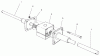 Toro 70122 (8-25) - 8-25 Rear Engine Rider, 1999 (9900001-9999999) Ersatzteile DIFFERENTIAL ASSEMBLY