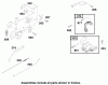 Toro 70122 (8-25) - 8-25 Rear Engine Rider, 1999 (9900001-9999999) Ersatzteile ENGINE BRIGGS & STRATTON MODEL 195707-0421-E1 #5