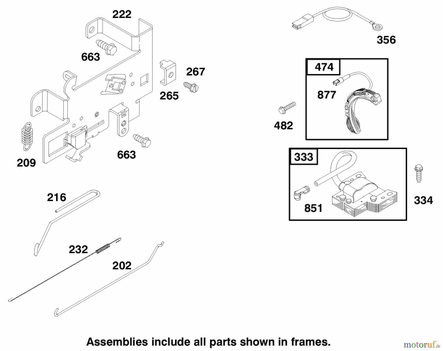 Toro Neu Mowers, Rear-Engine Rider 70122 (8-25) - Toro 8-25 Rear Engine Rider, 1999 (9900001-9999999) ENGINE BRIGGS & STRATTON MODEL 195707-0421-E1 #5