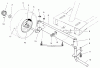 Toro 70122 (8-25) - 8-25 Rear Engine Rider, 1999 (9900001-9999999) Ersatzteile FRONT AXLE ASSEMBLY