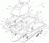 Toro 70122 (8-25) - 8-25 Rear Engine Rider, 1999 (9900001-9999999) Ersatzteile FRONT BODY ASSEMBLY