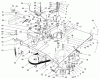 Toro 70122 (8-25) - 8-25 Rear Engine Rider, 1999 (9900001-9999999) Ersatzteile TRANSMISSION & LINKAGE ASSEMBLY
