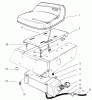 Toro 70122 (8-25) - 8-25 Rear Engine Rider, 2001 (210000001-210999999) Ersatzteile SEAT & GAS TANK ASSEMBLY