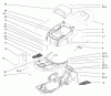 Toro 70125 (13-32G) - 13-32G Rear Engine Rider, 2002 (220000001-220999999) Ersatzteile BODY AND DECAL ASSEMBLY