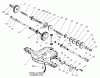 Toro 70125 (13-32G) - 13-32G Rear Engine Rider, 2002 (220000001-220999999) Ersatzteile CASE ASSEMBLY PEERLESS NO. MST-542D
