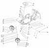 Toro 70125 (13-32G) - 13-32G Rear Engine Rider, 2002 (220000001-220999999) Ersatzteile FRONT AXLE AND STEERING ASSEMBLY