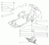 Toro 70125 (13-32G) - 13-32G Rear Engine Rider, 2002 (220000001-220999999) Ersatzteile GEAR TRANSMISSION AND LINKAGE ASSEMBLY