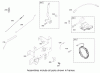 Toro 70125 (13-32G) - 13-32G Rear Engine Rider, 2002 (220000001-220999999) Ersatzteile GOVERNOR ASSEMBLY ENGINE BRIGGS AND STRATTON MODEL 28M707-1127-E1