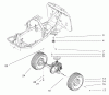 Toro 70125 (13-32G) - 13-32G Rear Engine Rider, 2002 (220000001-220999999) Ersatzteile REAR WHEEL ASSEMBLY