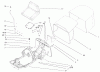 Toro 70125 (13-32G) - 13-32G Rear Engine Rider, 2002 (220000001-220999999) Ersatzteile SEAT AND REAR BAG ASSEMBLY