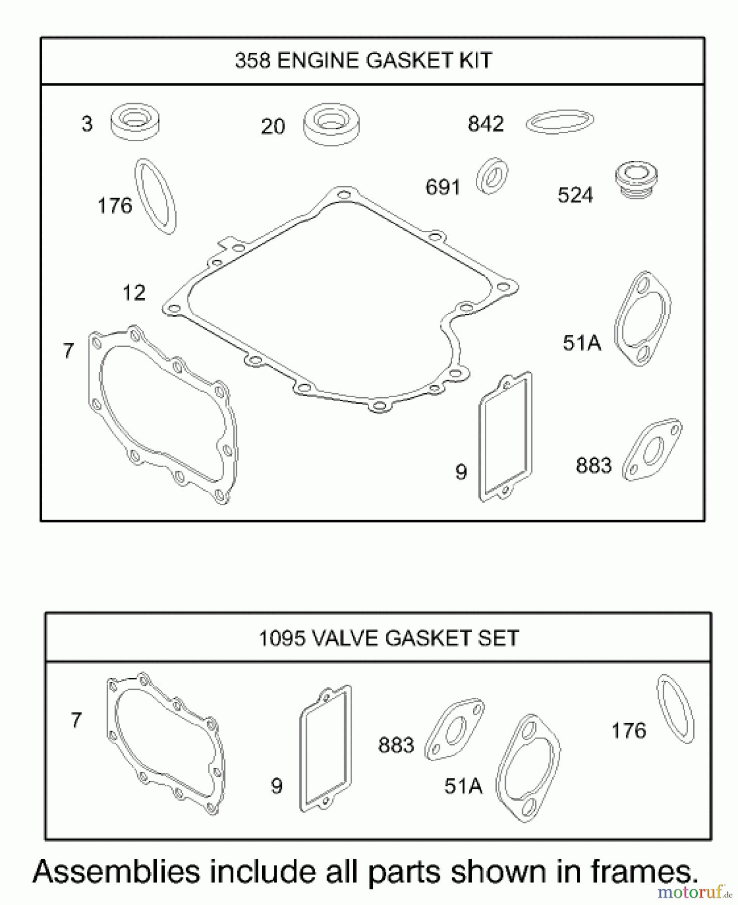  Toro Neu Mowers, Rear-Engine Rider 70125 (13-32G) - Toro 13-32G Rear Engine Rider, 2003 (230000001-230999999) GASKET ASSEMBLY ENGINE BRIGGS AND STRATTON MODEL 28M707-1127-E1
