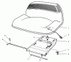 Toro 70131 (13-32) - 13-32 Rear Engine Rider, 1997 (7900001-7999999) Ersatzteile SEAT ASSEMBLY