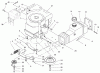 Toro 70171 (12-32) - 12-32 Rear Engine Rider, 1999 (9900001-9999999) Ersatzteile ENGINE ASSEMBLY