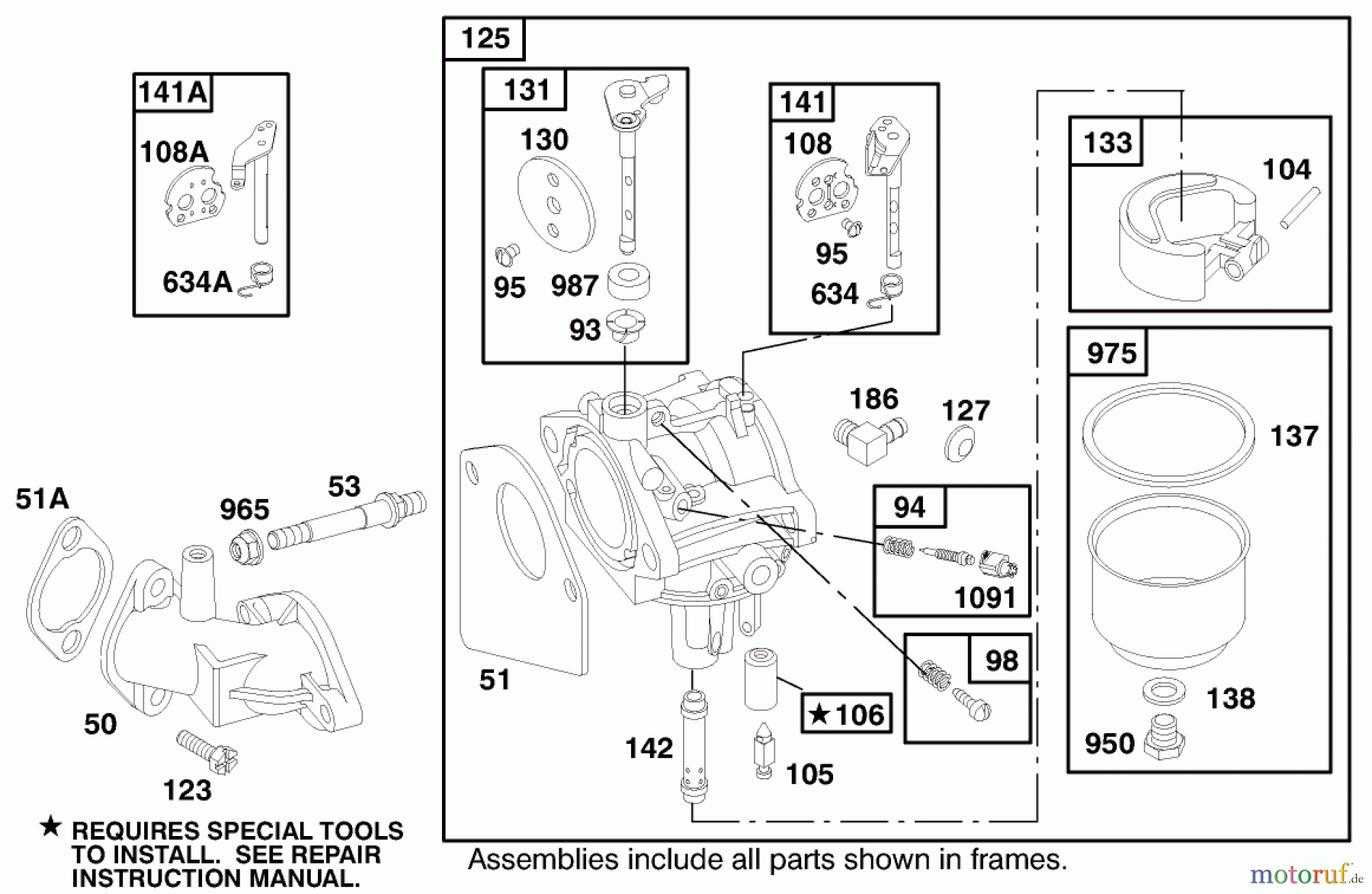  Toro Neu Mowers, Rear-Engine Rider 70171 (12-32) - Toro 12-32 Rear Engine Rider, 1999 (9900001-9999999) ENGINE BRIGGS & STRATTON MODEL 28M707-1182-E1 #4