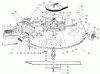 Toro 70171 (12-32) - 12-32 Rear Engine Rider, 1999 (9900001-9999999) Ersatzteile MOWER ASSEMBLY-RECYCLER