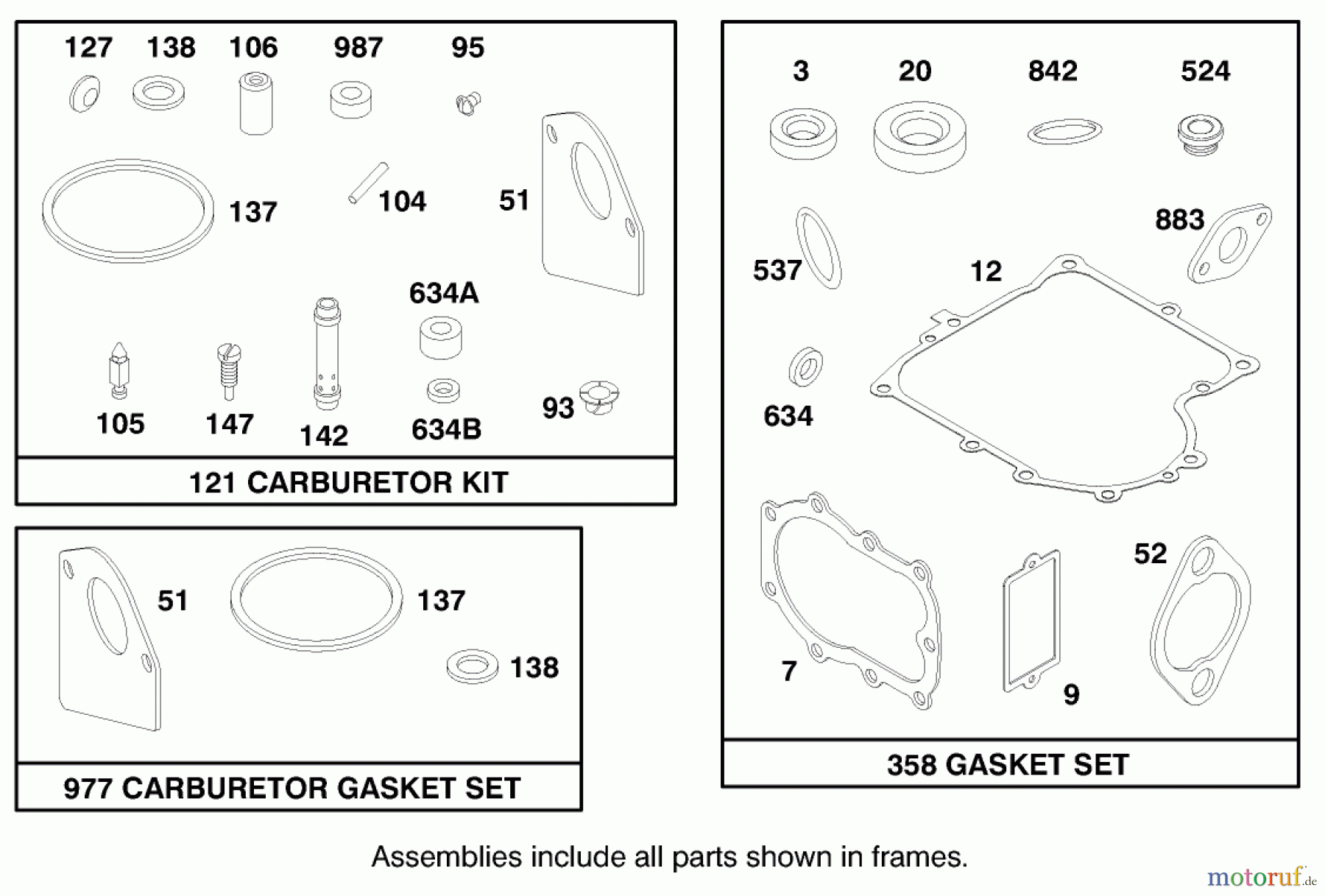 Toro Neu Mowers, Rear-Engine Rider 70183 (13-32) - Toro 13-32 Rear Engine Rider, 1997 (7900001-7999999) ENGINE BRIGGS & STRATTON MODEL 28M707-0127-01 #9