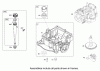 Toro 70184 (13-32H) - 13-32H Rear Engine Rider, 2002 (220000001-220999999) Ersatzteile CRANKCASE ASSEMBLY ENGINE BRIGGS AND STRATTON MODEL 28M707-1127-E1