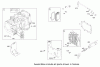 Toro 70184 (13-32H) - 13-32H Rear Engine Rider, 2002 (220000001-220999999) Ersatzteile CYLINDER ASSEMBLY ENGINE BRIGGS AND STRATTON MODEL 28M707-1127-E1