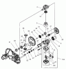 Toro 70184 (13-32H) - 13-32H Rear Engine Rider, 2002 (220000001-220999999) Ersatzteile TRANSAXLE-HYDRO NO 106-1840