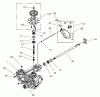 Toro 70184 (13-32H) - 13-32H Rear Engine Rider, 2002 (220000001-220999999) Ersatzteile TRANSAXLE-HYDRO NO. 106-1840 #2