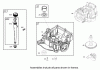 Toro 70184 (13-32H) - 13-32H Rear-Engine Riding Mower, 2003 (230000001-230999999) Ersatzteile CRANKCASE ASSEMBLY ENGINE BRIGGS AND STRATTON MODEL 28M707-1127-E1