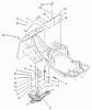 Toro 70185 (13-32G) - 13-32G Rear-Engine Riding Mower, 2004 (240000001-240999999) Ersatzteile GEAR TRANSMISSION AND LINKAGE ASSEMBLY