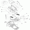 Toro 70185 (G132) - G132 Rear-Engine Riding Mower, 2005 (250000001-250999999) Ersatzteile BODY AND DECAL ASSEMBLY
