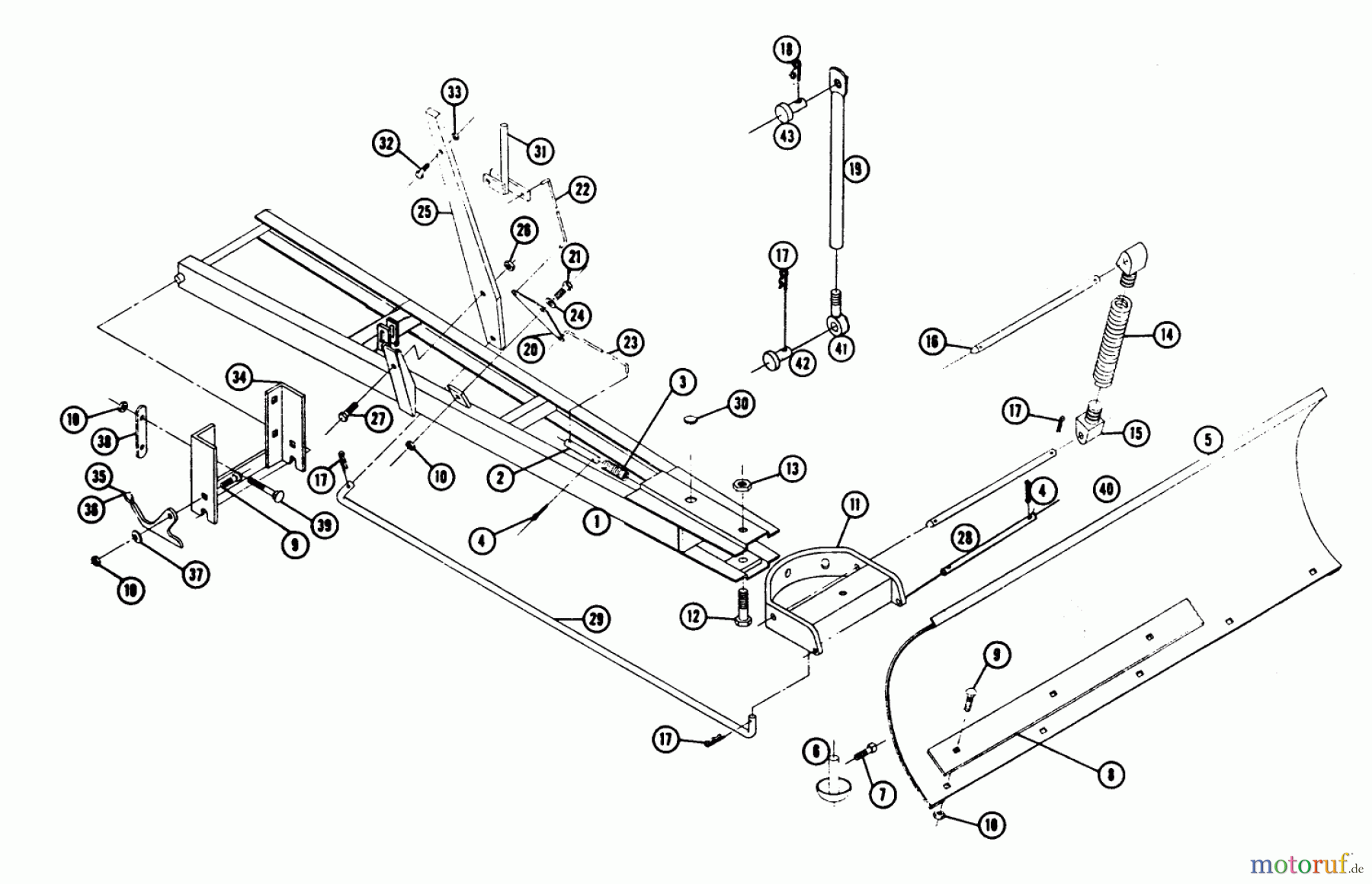 Toro Neu Accessories, Snow BD-4264A - Toro 42