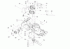 Toro 70185 (G132) - G132 Rear-Engine Riding Mower, 2005 (250000001-250999999) Ersatzteile ENGINE AND FUEL TANK ASSEMBLY