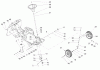 Toro 70185 (G132) - G132 Rear-Engine Riding Mower, 2005 (250000001-250999999) Ersatzteile FRONT AXLE AND STEERING ASSEMBLY