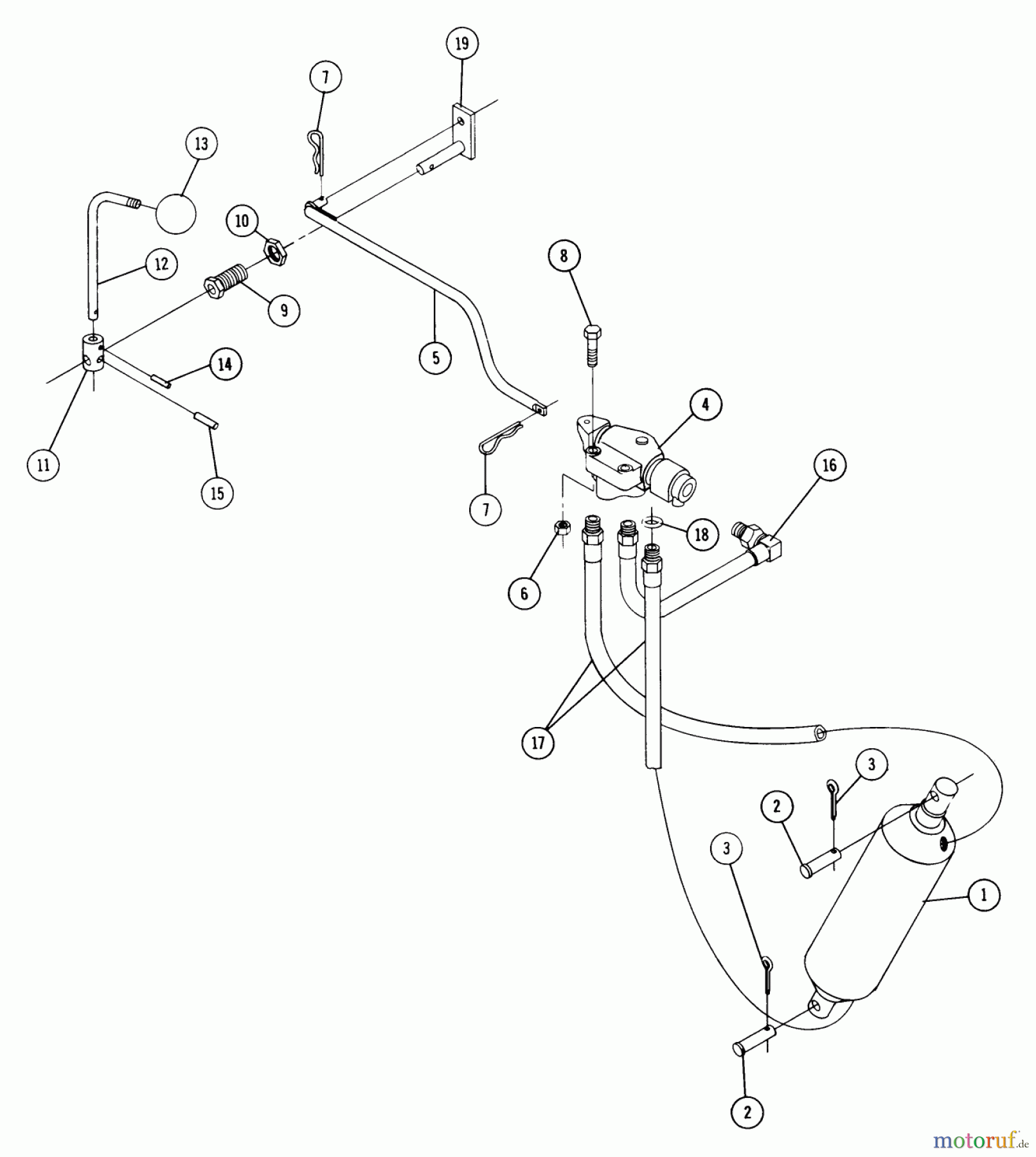 Toro Neu Accessories 84121 - Toro Hydraulic Lift, 1970 PARTS LIST HYDRAULIC LIFT ACCESSORY MODEL 8-4121