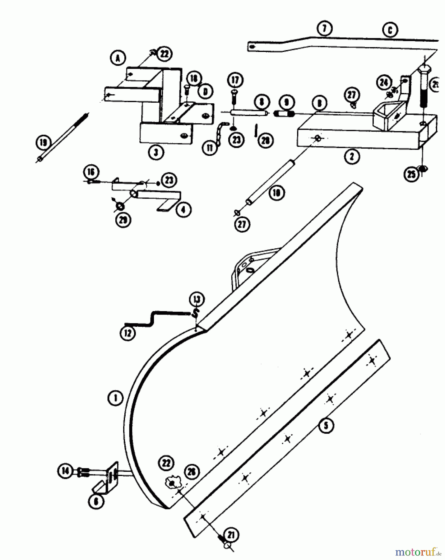 Toro Neu Accessories, Snow BD-4267 - Toro 42