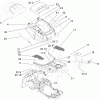 Toro 70185 (G132) - G132 Rear-Engine Riding Mower, 2007 (270000001-270805705) Ersatzteile BODY AND DECAL ASSEMBLY