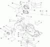 Toro 70185 (G132) - G132 Rear-Engine Riding Mower, 2007 (270000001-270805705) Ersatzteile ENGINE AND FUEL TANK ASSEMBLY