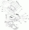 Toro 70185 (G132) - G132 Rear-Engine Riding Mower, 2008 (270805706-280899564) Ersatzteile BODY AND DECAL ASSEMBLY